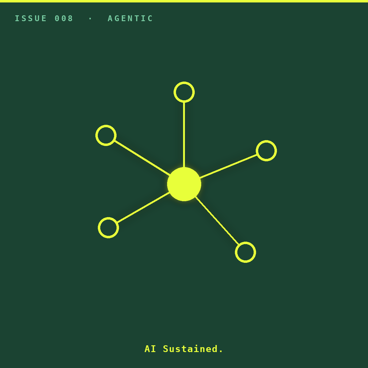 The Renaissance of the Delivery Squad. Cover image: an acid agent network, one hub linked to five nodes.